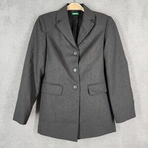 United Colors of Benetton Size 38‎ Italy/US S Blazer Jacket Business Career Gray